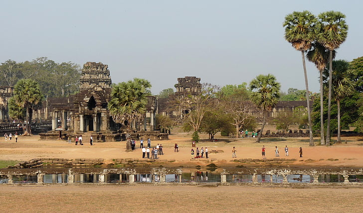 Angkor, templet, Kambodja, Wat, Siem, skörda, hinduiska