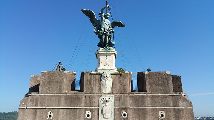 Castel, sant'angelo, Castillo, Angelo, punto de referencia, Monumento, San