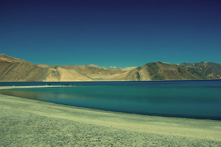 jezero, Ladakh, Indie, Tibet