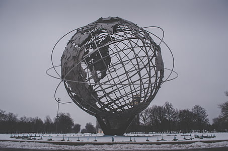globe, world, sphere, architecture