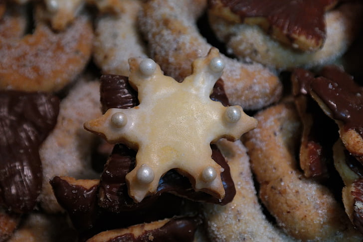 vánoční cukroví, Mix, Vánoční, soubor cookie, pečivo, sladkosti, vynikající