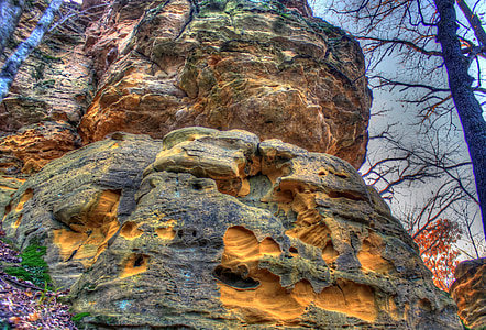 roca, detalle, naturaleza, textura, superficie, antiguo, natural