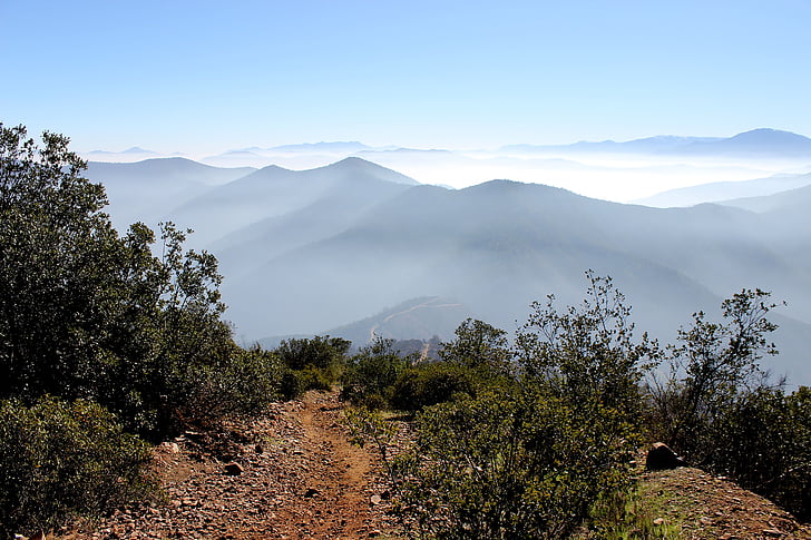 Χιλή, λόφου, talagante, ομίχλη