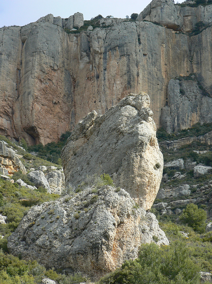 Hora, Rock, Peña, Montsant, krajiny, horolezectví