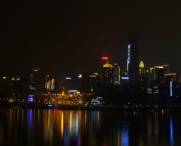 night view, china, city, chongqing
