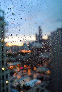 Chicago, regn, Willis tower, Sears tower, vatten, Storm, staden