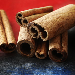 cinnamon, spice, mat, kitchen, eat, stick - Plant Part, brown