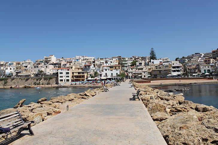 Sicilya pier, Selinunte, İtalya, Deniz şehirde