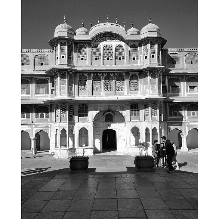 arkitektur, Jaipur, byggnader, historiska, konstruktion, design, struktur