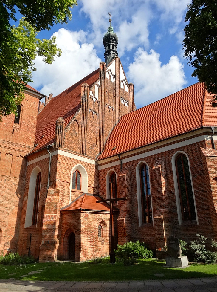 Bydgoszcz, Katedrala, Crkva, fasada, vjerske, zgrada, povijesne