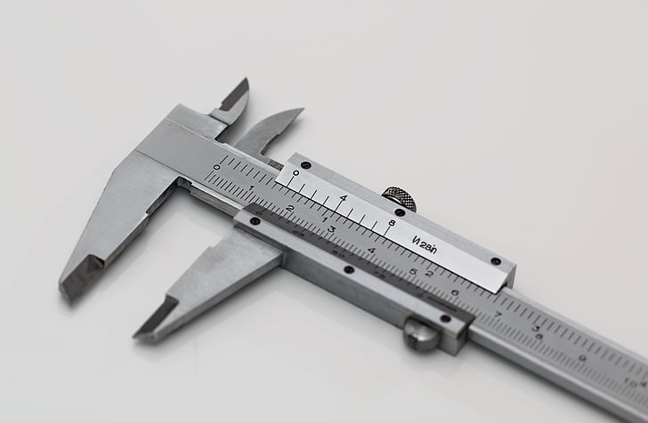 Vernier strmeň, merací prístroj, Vernier stupnice, meranie, opatrenie, presnosť, presnosť