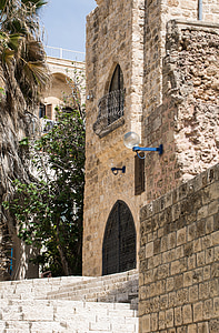 architecture, jaffa, old street, old town, road, old, city