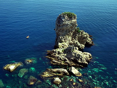 Italia, Isla, Mediterráneo, mar, viajes, agua, bajo el agua