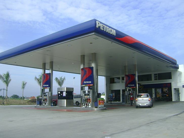 benzinestation, benzinestation, pomp, aardolie, brandstof, gas, tanken