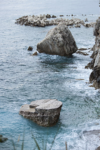 océan, roches, blocs rocheux, Côte, rive, mer, eau