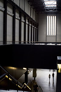 Tate, Muzeum, umění, Galerie, Londýn, Anglie, Architektura