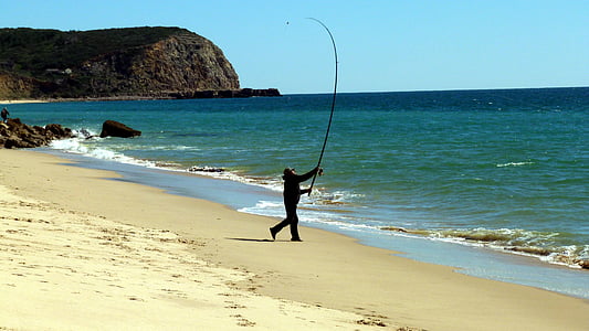 poisson, mer, pêche, attraper des poissons, passion, Algarve