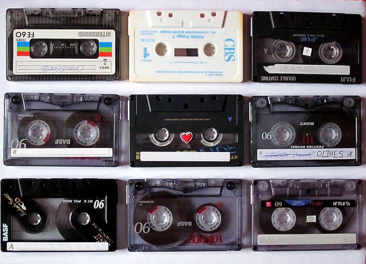 cassette de música, cassette, MC, música, Walkman, grabador de cassette, reproducir música