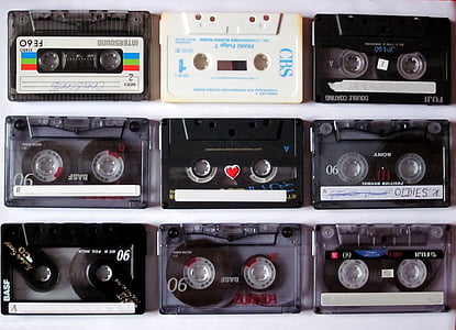 cassette de musique, cassette, MC, musique, Walkman, enregistreur de cassette, jouer de la musique