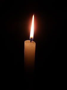 vela, foscor, llum, Espelma de cera, llum de les espelmes, llum d'una espelma