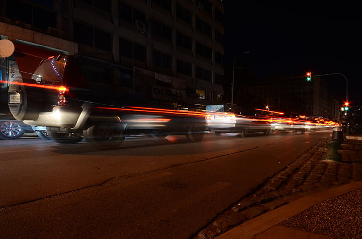 time, lapse, photography, running, cars, nighttime, traffic
