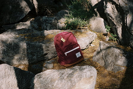 mochila, mochila, aventura, para mochileros, mochila, al aire libre, rocas