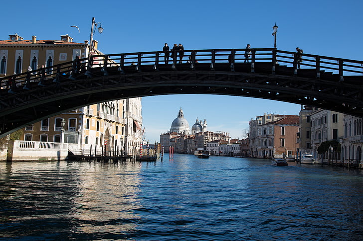 Venise, pont, canal