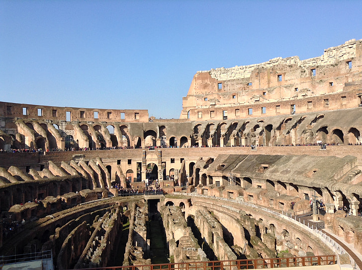 Itálie, Koloseum, Řím, Památník, budova, Římané, zajímavá místa
