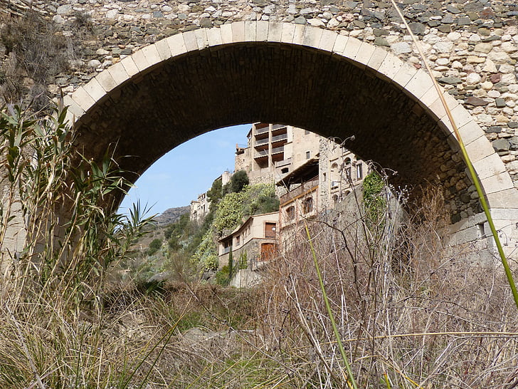 γέφυρα, τόξο, τοπίο, Ρωμαϊκή γέφυρα, Priorat