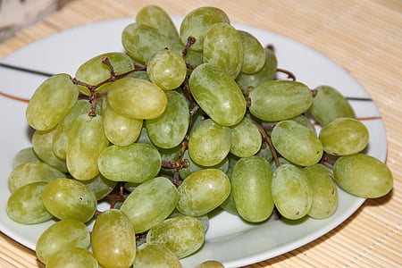 grapes, fruit, green grapes, eat, sweet, delicious, table grapes