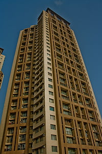 Wieża, budynek, wysoki, Wysoka, Bombaj, Indie, Architektura