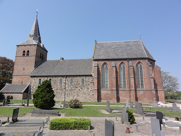 andelst, church, netherlands, monument, building, religious, exterior