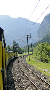 Svájci, szállítás, vasúti, Alpok, utazás, Európa, Svájc