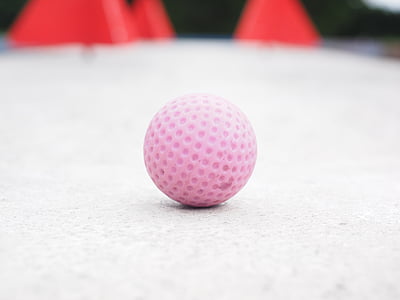 bal, Mini golfbal, Minigolf, Minigolf plant, grond golf, vaardigheidsspel, precisie-sport