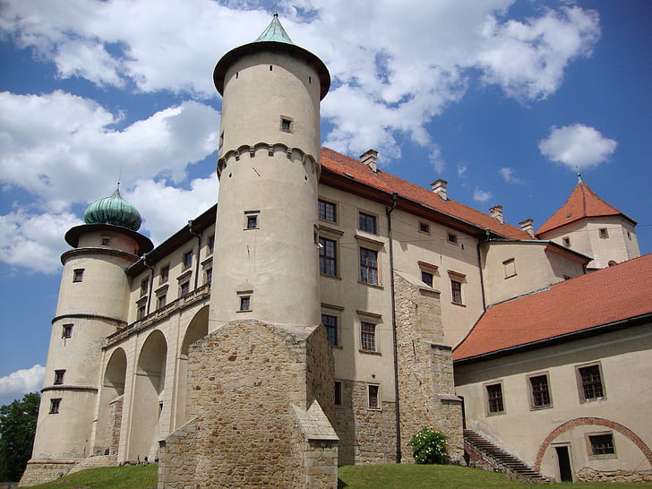 Nowy wiśnicz, Polônia, Castelo, o Museu, Monumento, arquitetura