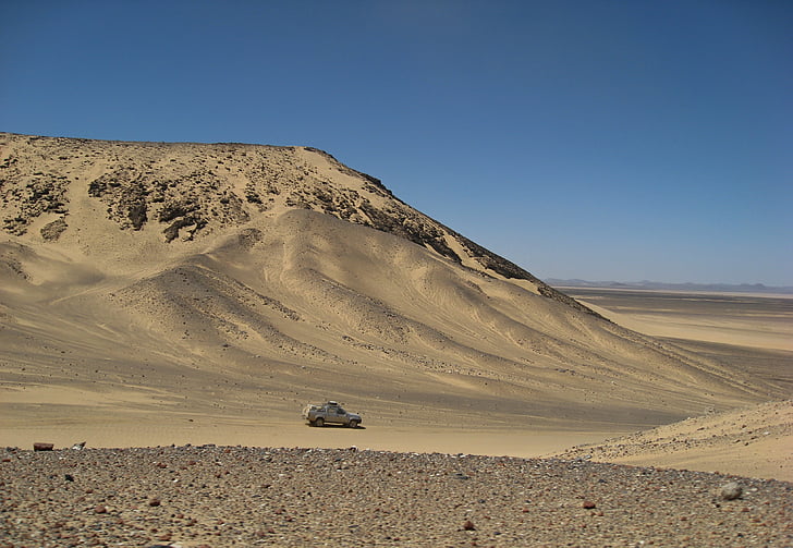Alžírsko, Sahara, 4 x 4, poušť, písek