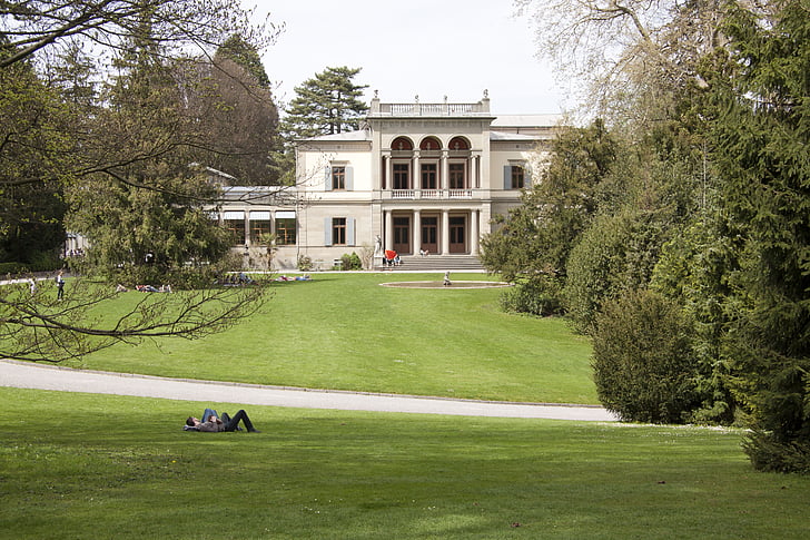 Müze rietberg, Villa wesendonck, Ana bina, 1857 yılında tamamlandı, Leonhard zeugheer, Mimar, rieterpark