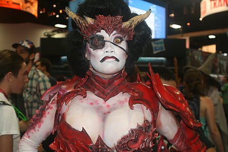 costum, cosplay, SDCC, sexy, sânul