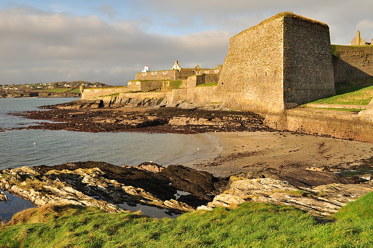 Irland, havet, helgdagar, slott, kusten, inbyggd struktur, historia