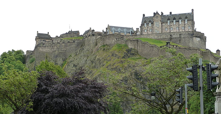 Castle, matkustaa, Skotlanti, Edinburgh, Fort, kuuluisa place, historia