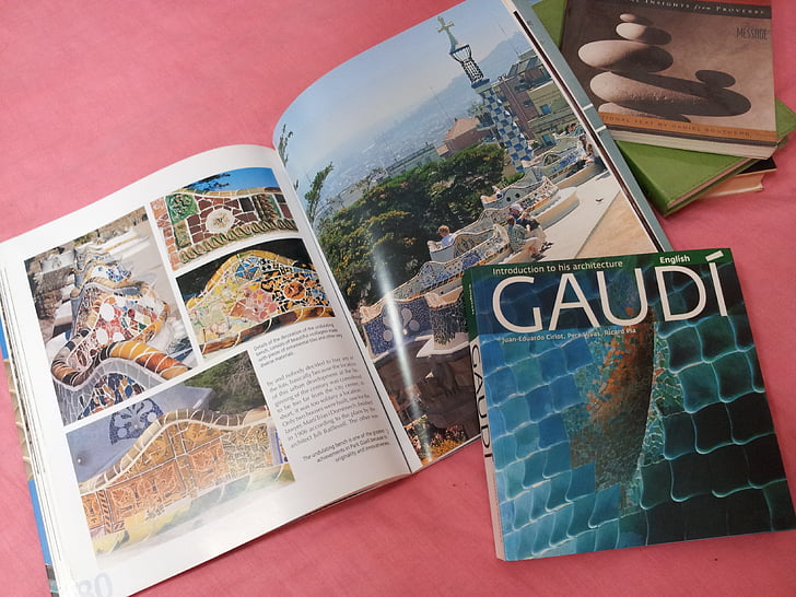 kniha, Gaudi, konštrukcia, Architektúra, výskum