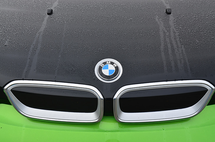 BMW, Automatycznie, logo, znaki towarowe, cool kaptur, i3, kaptur