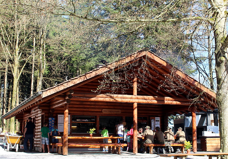 Wald, Wald-tavern, Restaurant, Pause, Rest, idyllische