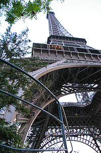 monument, tårnet, Eiffeltårnet, Frankrike, Paris, arkitektur, kulturarv