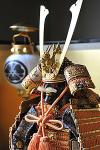 日本, 伝統的です, 鎧, サムライ, 忍者, 祭