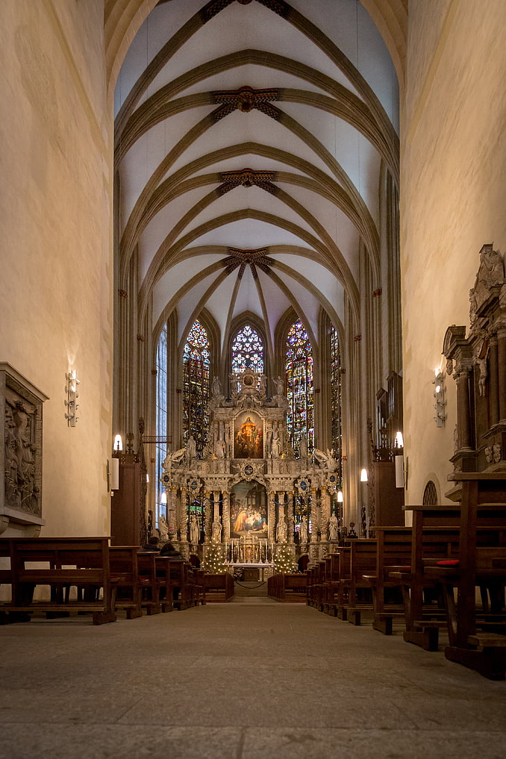 Dom, Erfurt, Iglesia, religión, edificio, Thuringia Alemania, Alemania