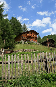 fazenda de montanha, férias, apriach, Caríntia, Alpina, alta tauern, Áustria