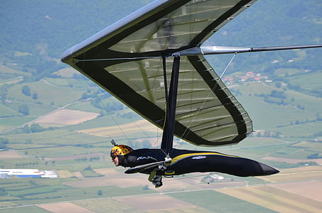 hang gliding, delta-wing, meeting, competition