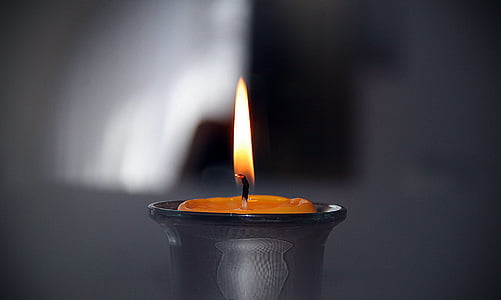fuoco, fiamma, luce, barca a vela, a lume di candela, candela, pace