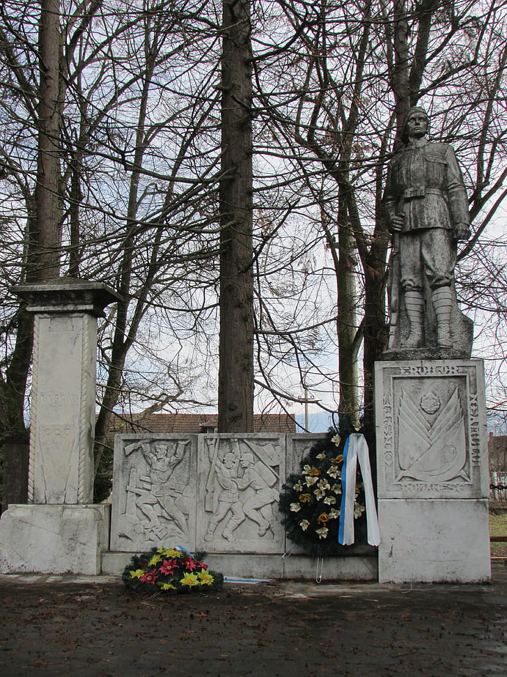 Památník, socha, vascau, Rumunsko, Sedmihradsko, Crisana